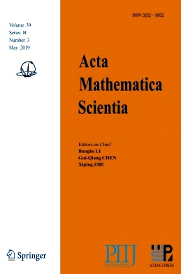 Acta Mathematica Scientia(English Series)