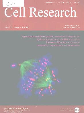 点击查看《Cell Research》