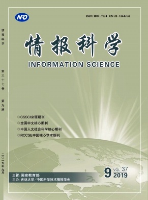 点击查看《情报科学》